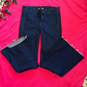 Free People womens flare jeans